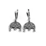 Серьги оберег лунница Maxi Silver 9490 1.6х1.9 см Серебристый