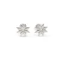 Пусети оберіг алатир Maxi Silver 9463 0.9 см Сріблястий
