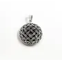 Підвіска оберіг лади богородиці Maxi Silver 8636 3.1 см Сріблястий