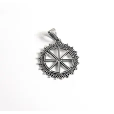 Підвіска оберіг Коловрат Maxi Silver 5578 2.6 см Сріблястий