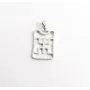 Підвіска Єгипетський знак скарабея Maxi Silver 5056 2.8 см Сріблястий