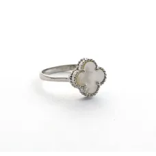 Кільце Конюшина з перламутром Maxi Silver 9419 SE 18.5 Сріблястий Кільце Конюшина з перламутром Maxi Silver 9419 SE 18.5 Сріблястий