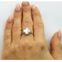 Кільце Конюшина з перламутром Maxi Silver 9419 SE 19.0  Сріблястий