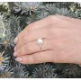 Класичне кільце з перлами Maxi Silver 5546 SE 18.0 Сріблястий