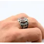 Кольцо Дракон Maxi Silver 3478 SE 20.5 Черно-серебристый