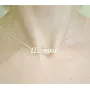 Цепочка с именем Евгения Maxi Silver 9123 SE 45 см Серебристый