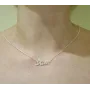 Цепочка с именем Kira Maxi Silver 9104 SE 45 см Серебристый