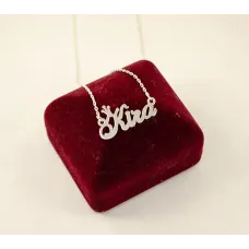 Цепочка с именем Kira Maxi Silver 9104 SE 45 см Серебристый
