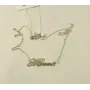 Цепочка с именем Жанна Maxi Silver 9101 SE 45 см Серебристый
