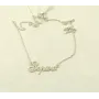 Цепочка с именем Зоряна Maxi Silver 9100 SE 45 см Серебристый