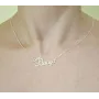 Цепочка с именем Влада Maxi Silver 9099 SE 45 см Серебристый