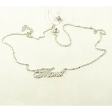 Цепочка с именем Тоня Maxi Silver 9098 SE 45 см Серебристый Цепочка с именем Тоня Maxi Silver 9098 SE 45 см Серебристый