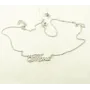 Цепочка с именем Тоня Maxi Silver 9098 SE 45 см Серебристый