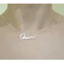 Іменний ланцюжок Оксана Maxi Silver 9096 SE 45 см Сріблястий