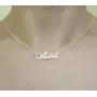 Цепочка с именем Любов Maxi Silver 9093 SE 45 см Серебристый