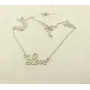 Цепочка с именем Love Maxi Silver 9092 SE 45 см Серебристый