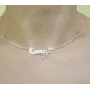 Іменний ланцюжок Kseniya Maxi Silver 9091 SE 45 см Сріблястий