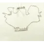 Цепочка с именем Daria Maxi Silver 9089 SE 45 см Серебристый