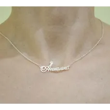 Цепочка с именем Анжеліка Maxi Silver 9088 SE 45 см Серебристый