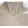 Ланцюжок з ім'ям Натали Maxi Silver 9073 SE 45 см Сріблястий