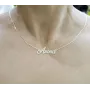 Цепочка с именем Arina Maxi Silver 9067 SE 45 см Серебристый