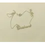 Цепочка с именем Snizhana Maxi Silver 9062 SE 45 см Серебристый