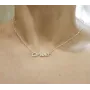 Ланцюжок з ім'ям Nina Maxi Silver 9061 SE 45 см Сріблястий