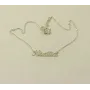 Ланцюжок з ім'ям Nadiia Maxi Silver 9060 SE 45 см Сріблястий