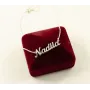 Ланцюжок з ім'ям Nadiia Maxi Silver 9060 SE 45 см Сріблястий