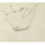 Цепочка с именем Olechka Maxi Silver 9046 SE 45 см Серебристый
