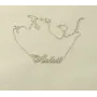 Ланцюжок з ім'ям Любов Maxi Silver 9045 SE 45 см Сріблястий