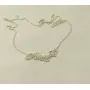 Ланцюжок з ім'ям Ксения Maxi Silver 9043 SE 45 см Сріблястий