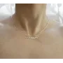 Ланцюжок з ім'ям Ксения Maxi Silver 9043 SE 45 см Сріблястий