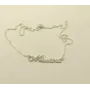 Ланцюжок з ім'ям Милана Maxi Silver 8975 SE 45 см Сріблястий