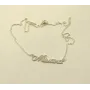 Ланцюжок з ім'ям Милана Maxi Silver 8975 SE 45 см Сріблястий