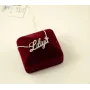 Цепочка с именем Lilya Maxi Silver 8900 SE 45 см Серебристый