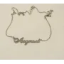 Цепочка с именем Людмила Maxi Silver 8897 SE 45 см Серебристый