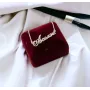 Цепочка с именем Ангелина Maxi Silver 8877 SE 45 см Серебристый