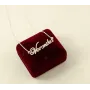 Цепочка с именем Veronika Maxi Silver 8864 SE 45 см Серебристый