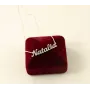 Цепочка с именем Natalia Maxi Silver 8856 SE 45 см Серебристый