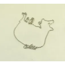 Цепочка с именем Alla Maxi Silver 8841 SE 45 см Серебристый