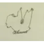 Цепочка с именем Алина Maxi Silver 8840 SE 45 см Серебристый