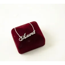 Цепочка с именем Алина Maxi Silver 8840 SE 45 см Серебристый