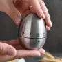 Таймер кухонный механический No Brand 60 минут Серебристый (TIMKUH-SLV-1338)