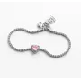 Женский браслет сердце Maxi Silver 9435 SE 17-20 см Серебристый
