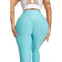 Леггинсы компрессионные No Brand Push-Up L-XL Бирюзовый (ACLLEG-BLU-0166)