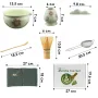 Набір для приготування чаю матча Mavanto 5645 7 предметів Light Green (13565-88682)