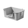 Туалет для кішок з лопаткою Taotaopets 262207 39.5x25.5x16 см Сірий (13609-89213)
