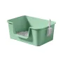Туалет для кішок з лопаткою Taotaopets 262207 25.5x39.5x16 см Зелений (13609-89214)