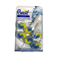 Туалетний блок для унітазу Brait Hygiene & Fresh Oceanic 2х45 г (8386) Туалетний блок для унітазу Brait Hygiene & Fresh Oceanic 2х45 г (8386)